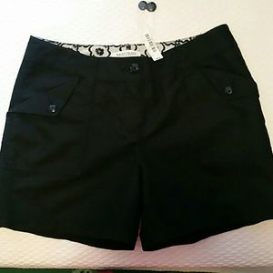 White House Black Market NWT black shorts